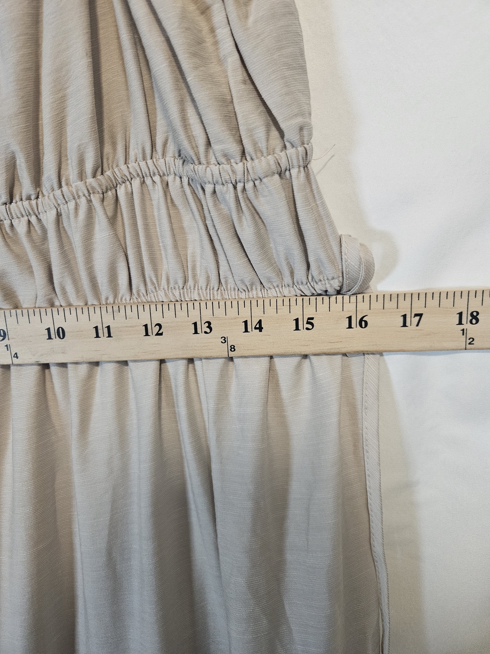 Blu Pepper Taupe Tiered Maxi Dress with Spaghetti Straps - Picture 7 of 8